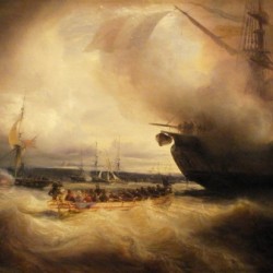 Louis-Philippe et sa famille dans la rade de Cherbourg, le 3 septembre 1833